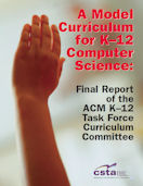 A Model Curriculum for K--12 Computer Science
